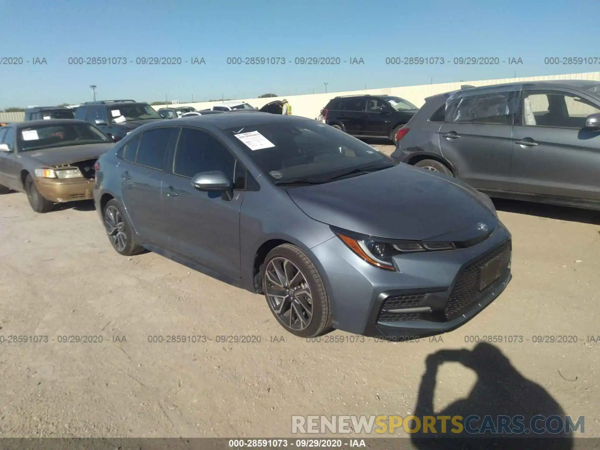 1 Photograph of a damaged car JTDP4RCE6LJ004390 TOYOTA COROLLA 2020