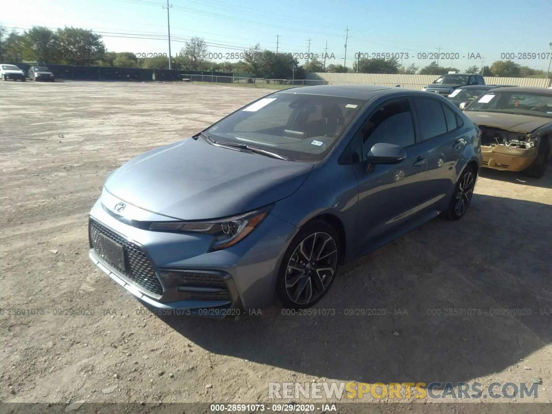 2 Photograph of a damaged car JTDP4RCE6LJ004390 TOYOTA COROLLA 2020