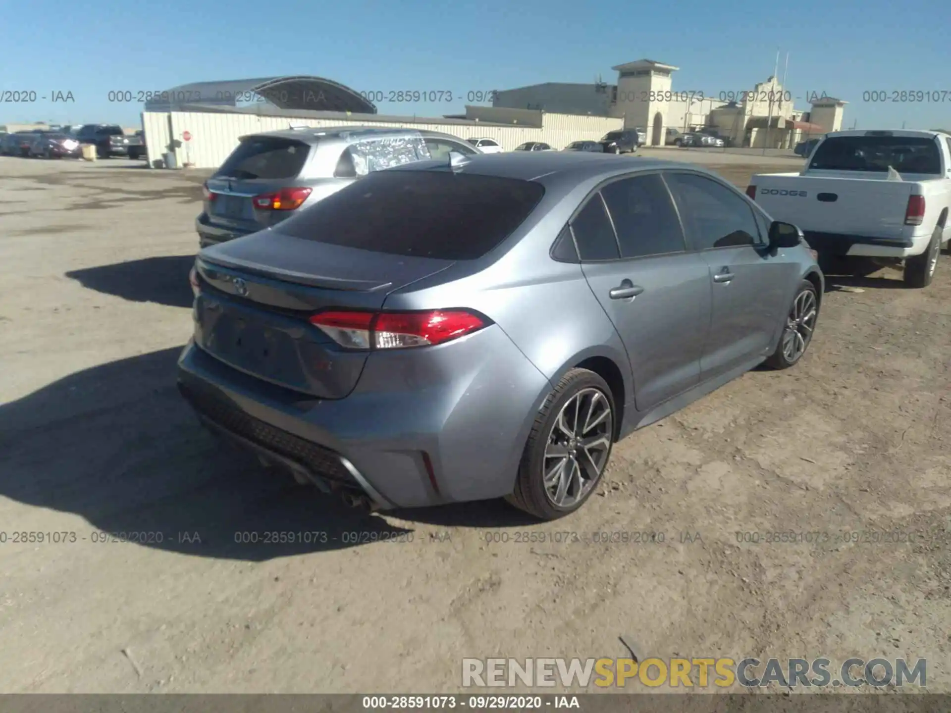 4 Photograph of a damaged car JTDP4RCE6LJ004390 TOYOTA COROLLA 2020