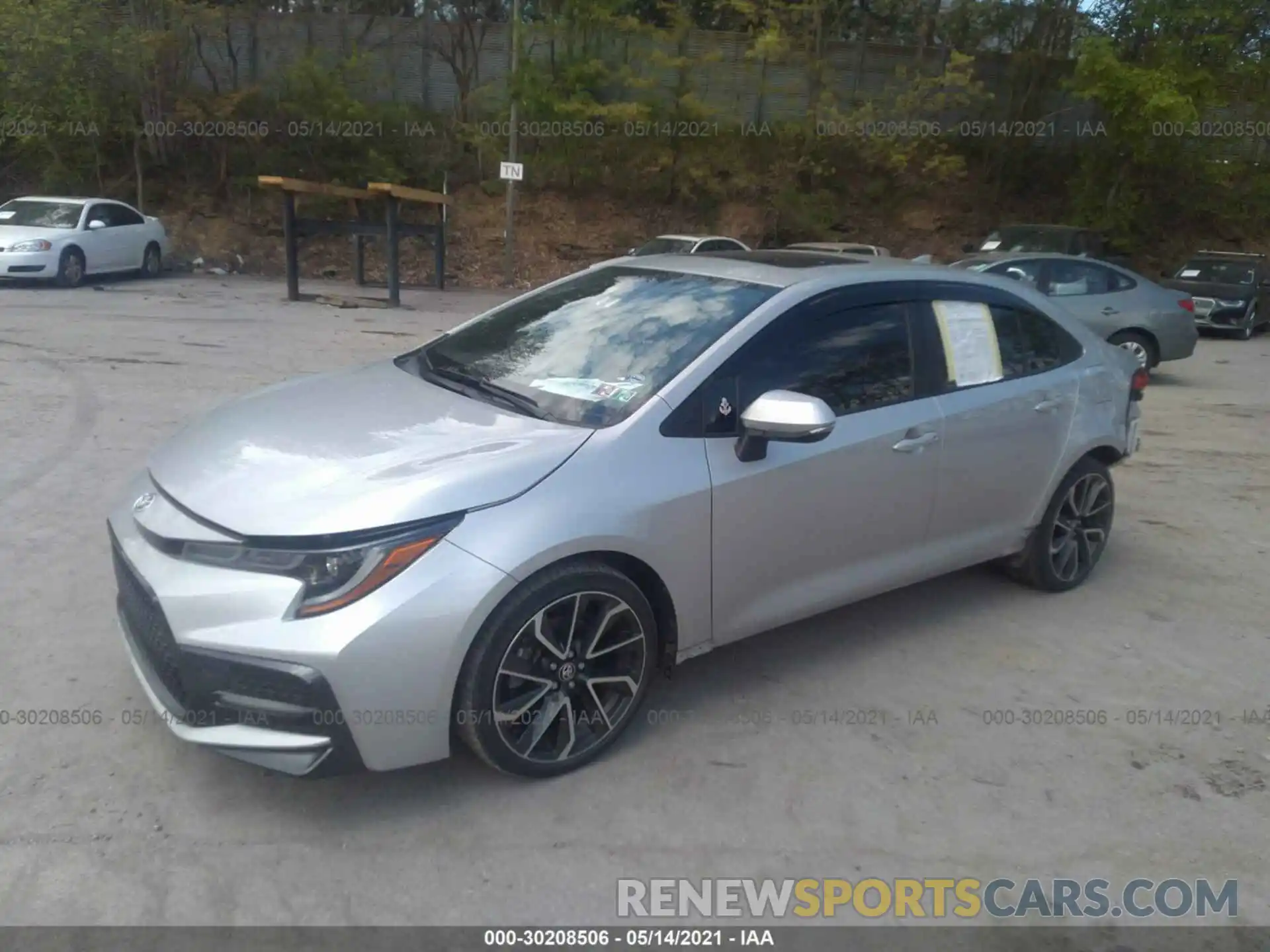 2 Photograph of a damaged car JTDP4RCE6LJ006379 TOYOTA COROLLA 2020