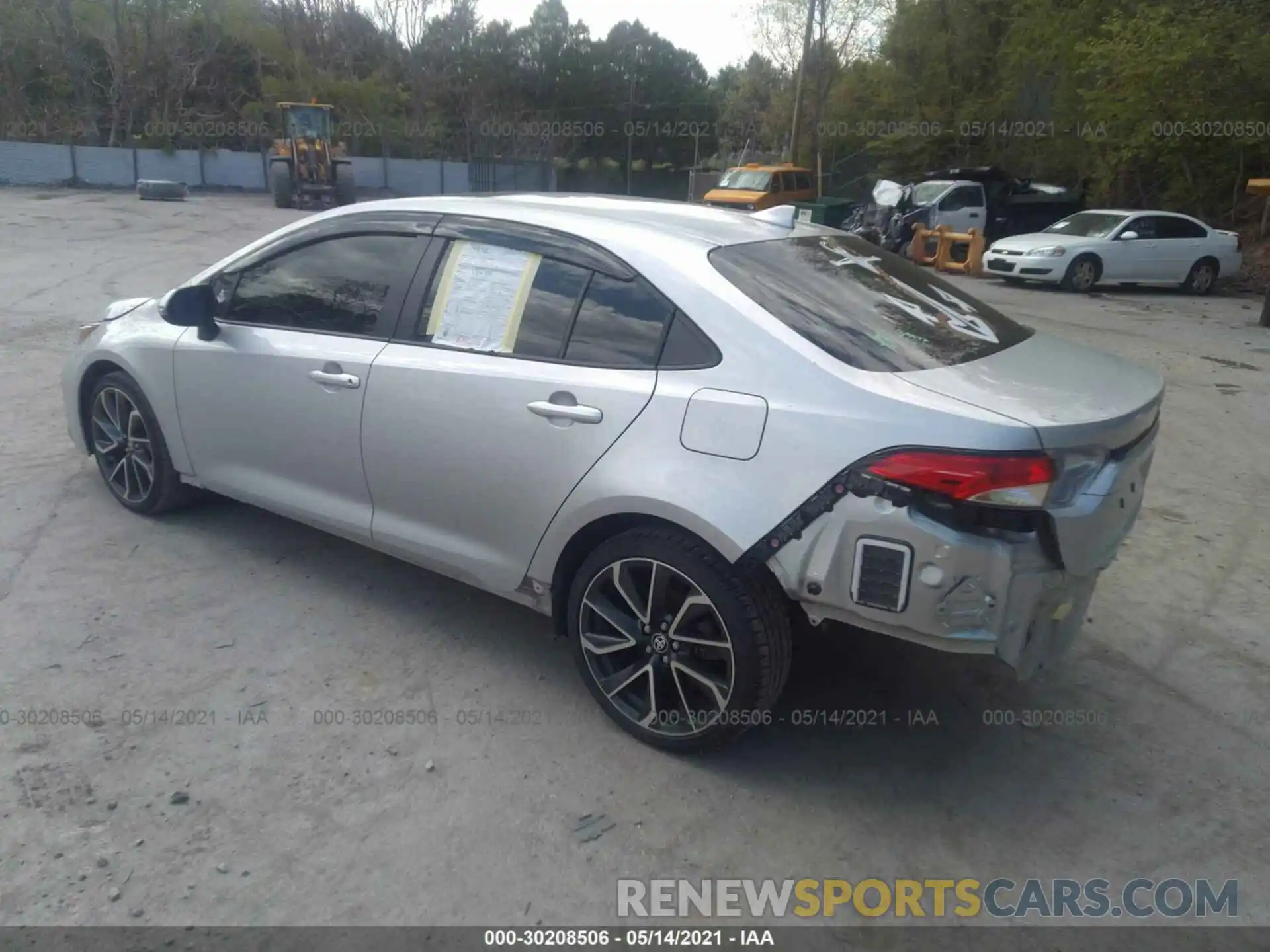 3 Photograph of a damaged car JTDP4RCE6LJ006379 TOYOTA COROLLA 2020