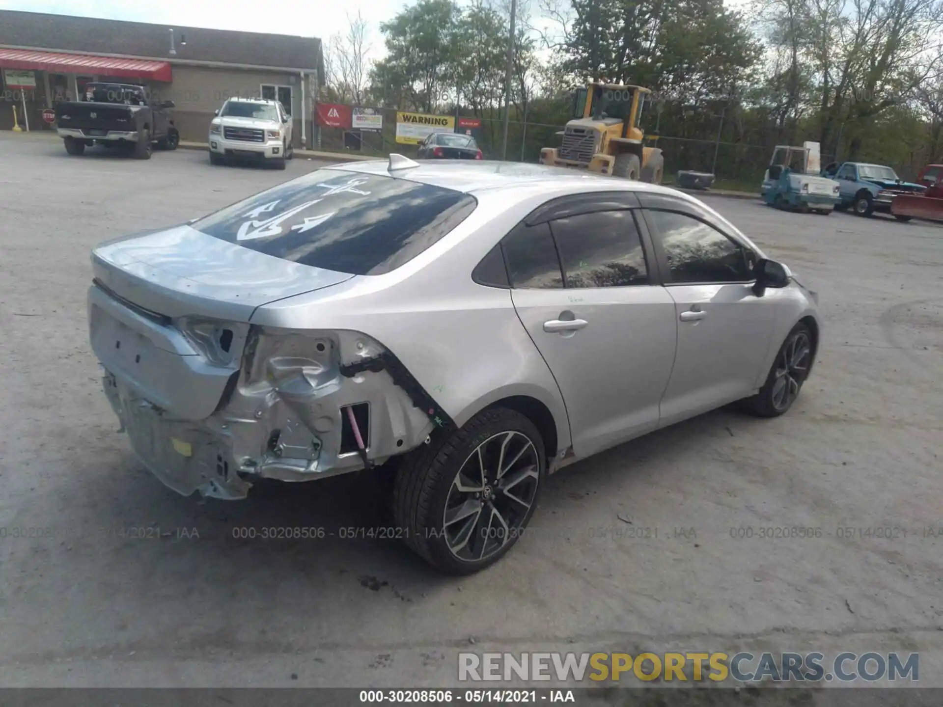 4 Photograph of a damaged car JTDP4RCE6LJ006379 TOYOTA COROLLA 2020