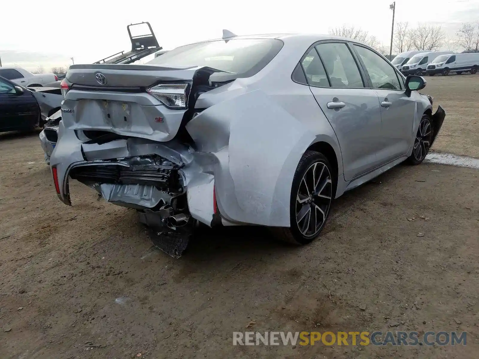 4 Photograph of a damaged car JTDP4RCE6LJ006396 TOYOTA COROLLA 2020