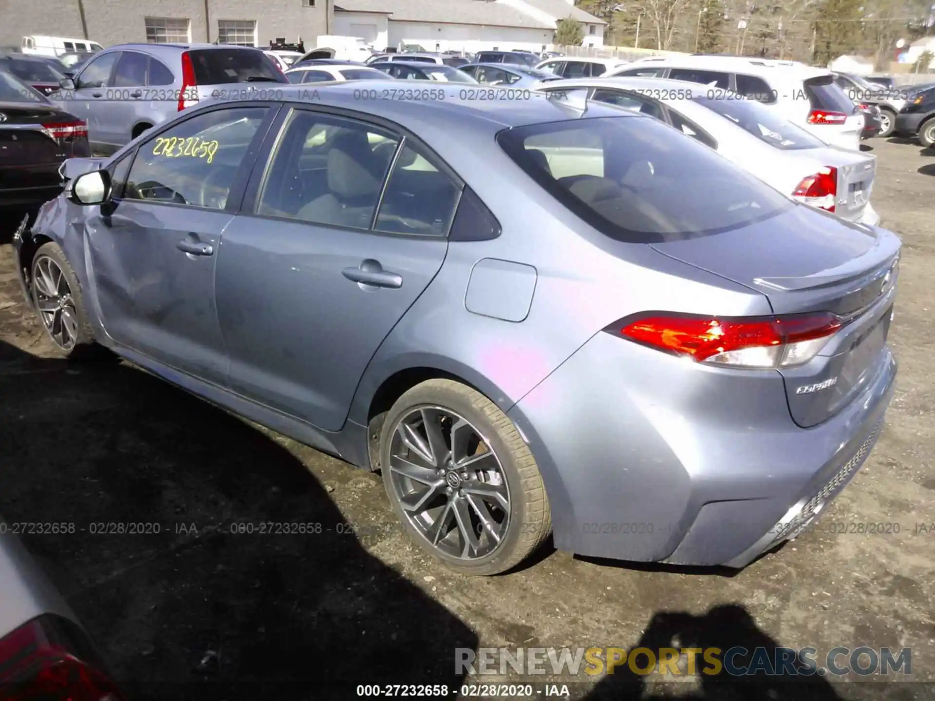 3 Photograph of a damaged car JTDP4RCE6LJ007287 TOYOTA COROLLA 2020