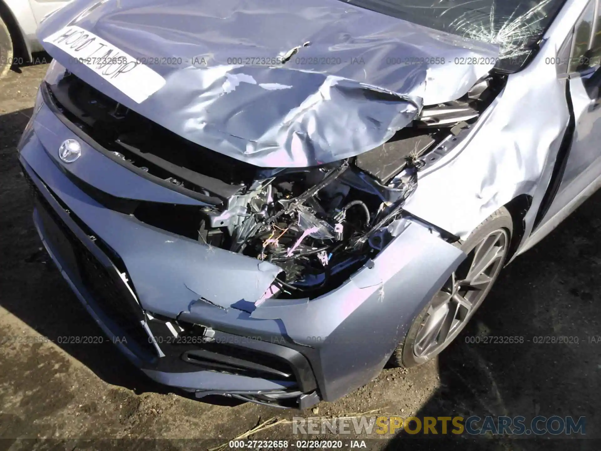 6 Photograph of a damaged car JTDP4RCE6LJ007287 TOYOTA COROLLA 2020