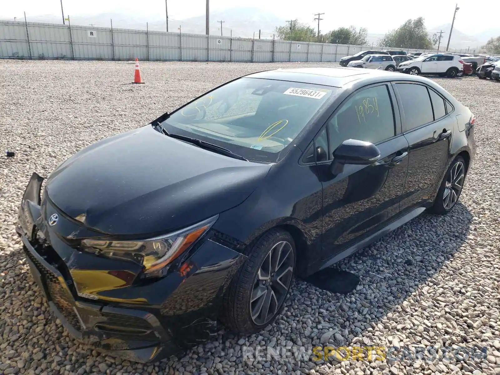 2 Photograph of a damaged car JTDP4RCE6LJ009766 TOYOTA COROLLA 2020