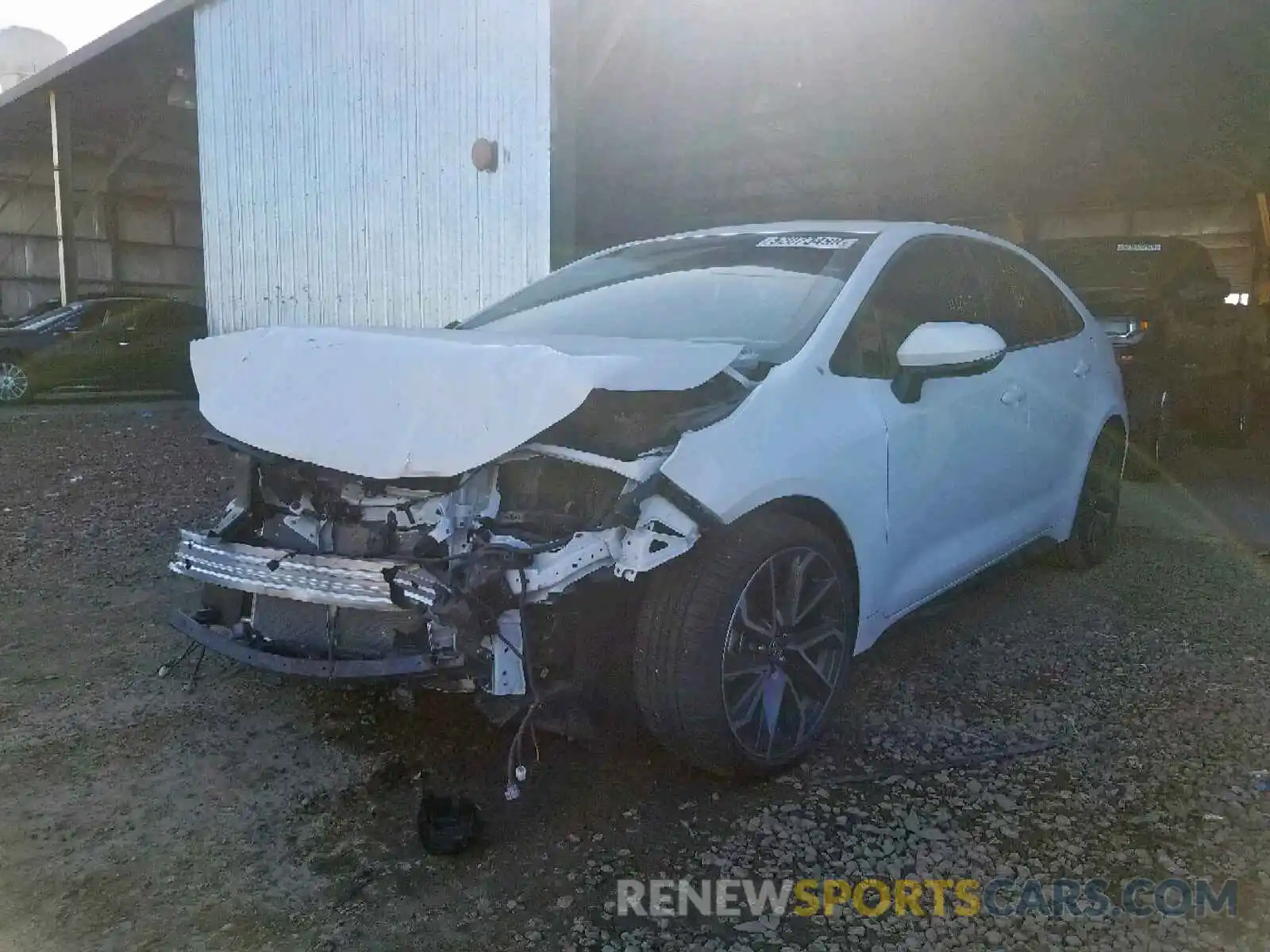 2 Photograph of a damaged car JTDP4RCE6LJ016474 TOYOTA COROLLA 2020