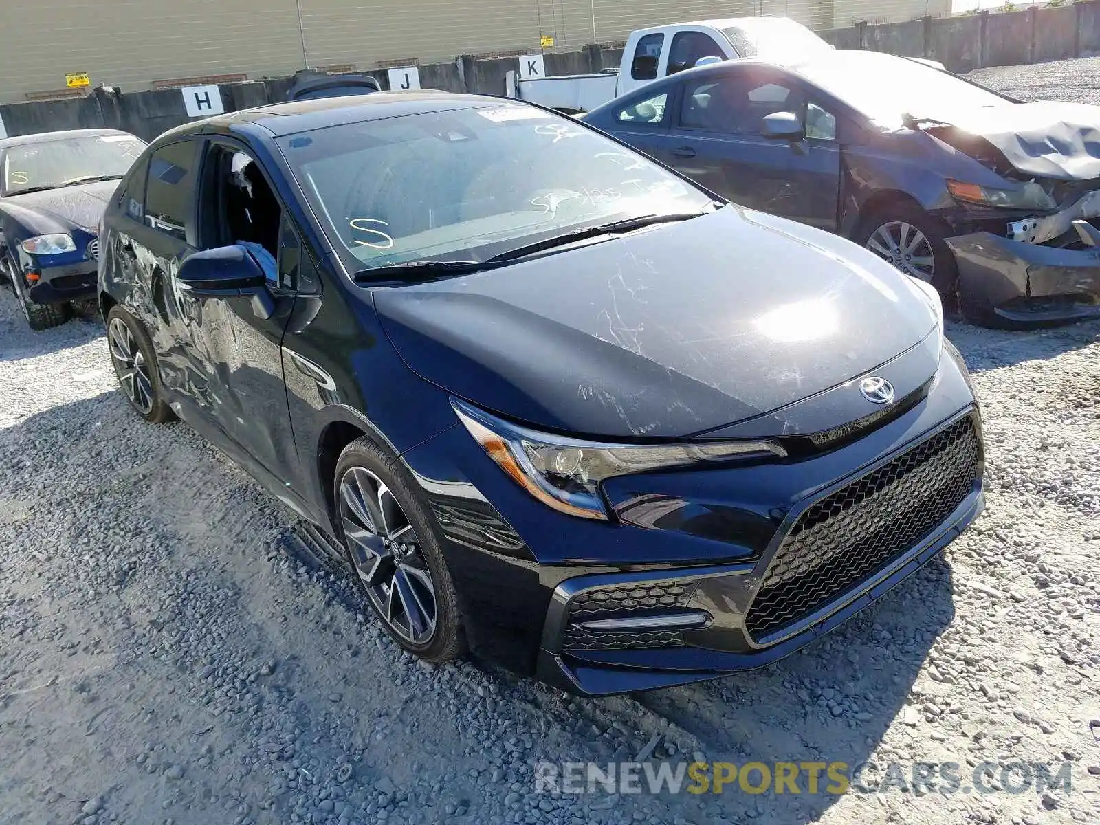 1 Photograph of a damaged car JTDP4RCE6LJ017625 TOYOTA COROLLA 2020