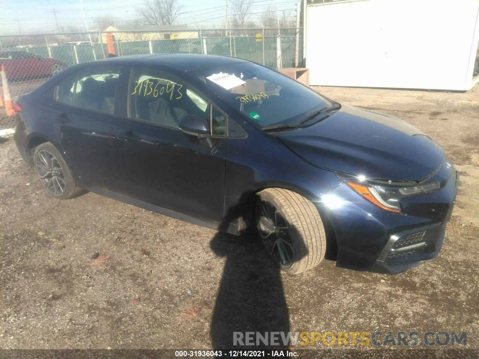 1 Photograph of a damaged car JTDP4RCE6LJ020167 TOYOTA COROLLA 2020