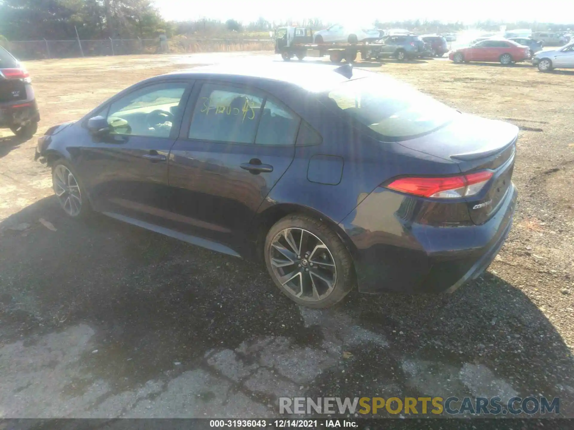 3 Photograph of a damaged car JTDP4RCE6LJ020167 TOYOTA COROLLA 2020