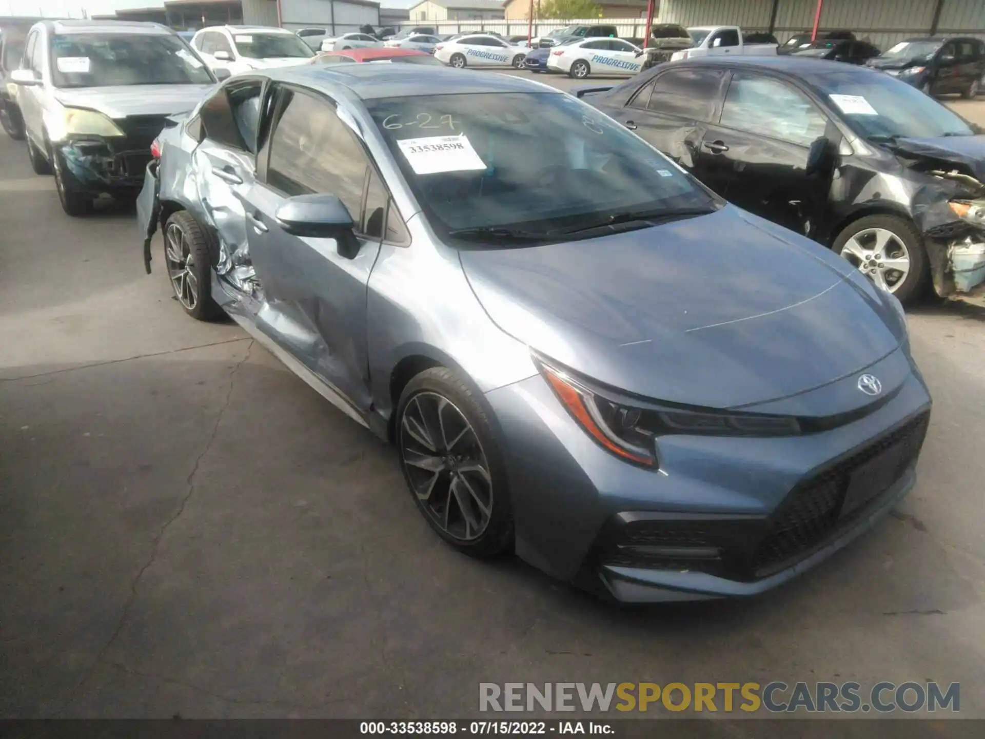 1 Photograph of a damaged car JTDP4RCE6LJ030908 TOYOTA COROLLA 2020