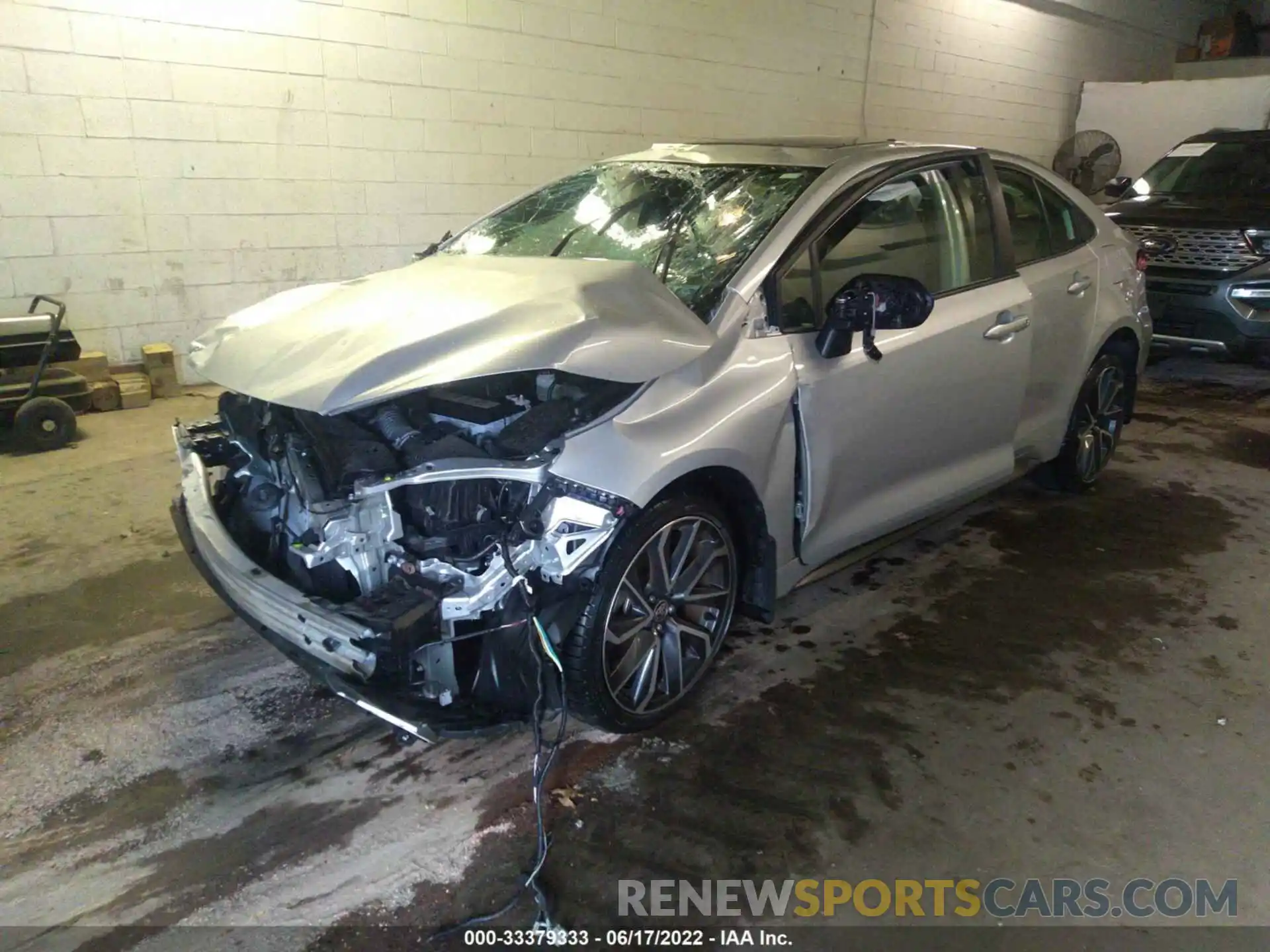 2 Photograph of a damaged car JTDP4RCE6LJ034585 TOYOTA COROLLA 2020