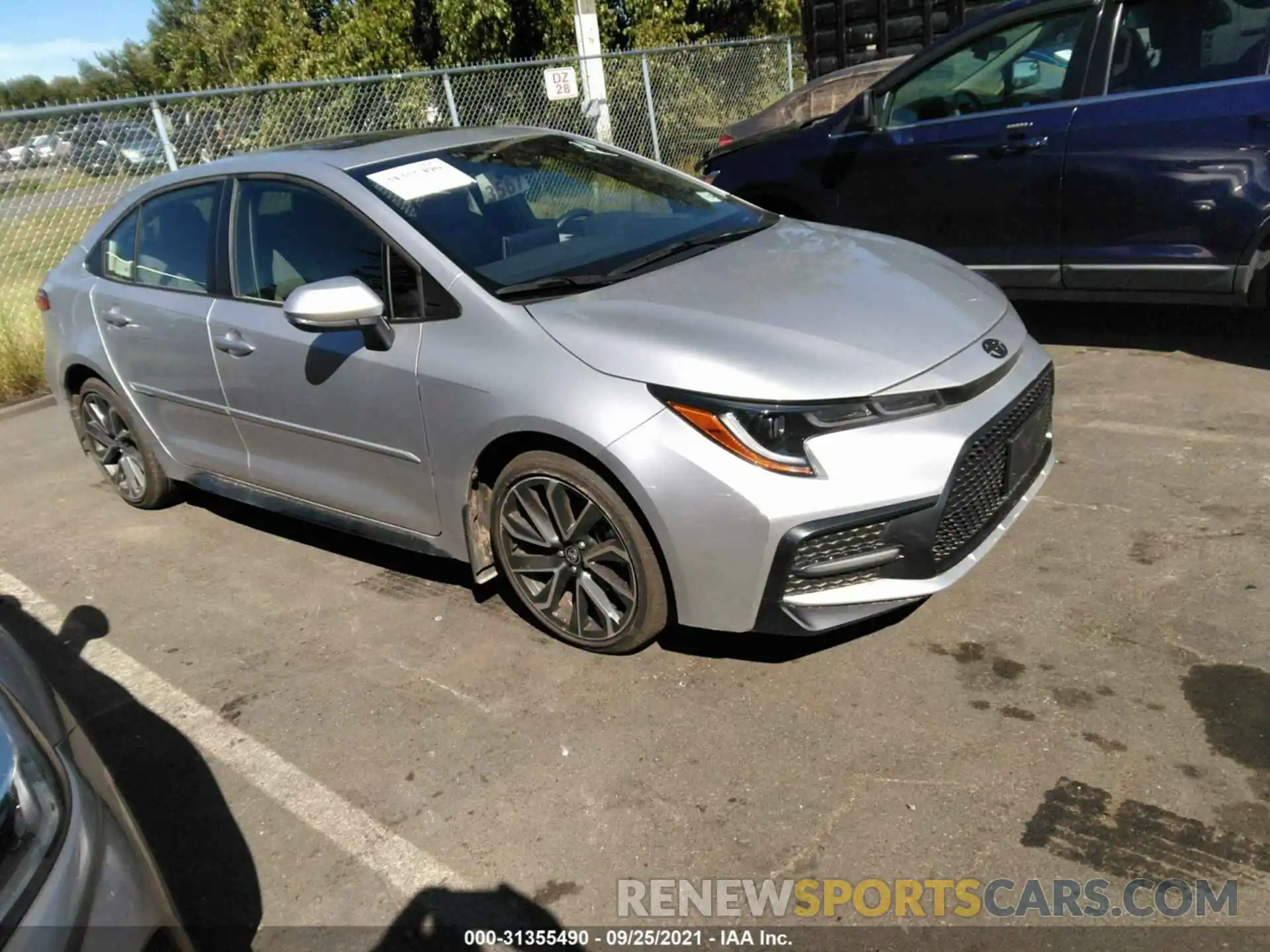 1 Photograph of a damaged car JTDP4RCE6LJ035686 TOYOTA COROLLA 2020