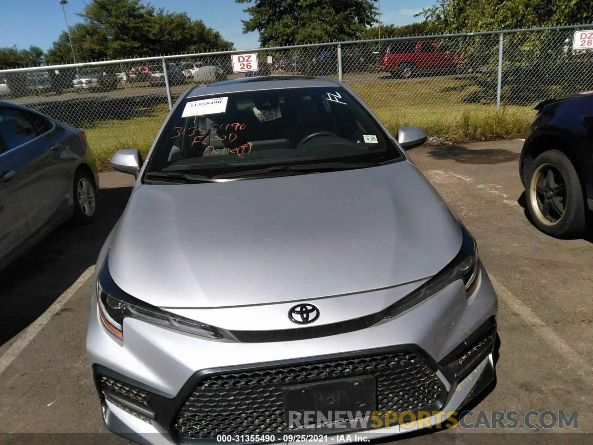 6 Photograph of a damaged car JTDP4RCE6LJ035686 TOYOTA COROLLA 2020