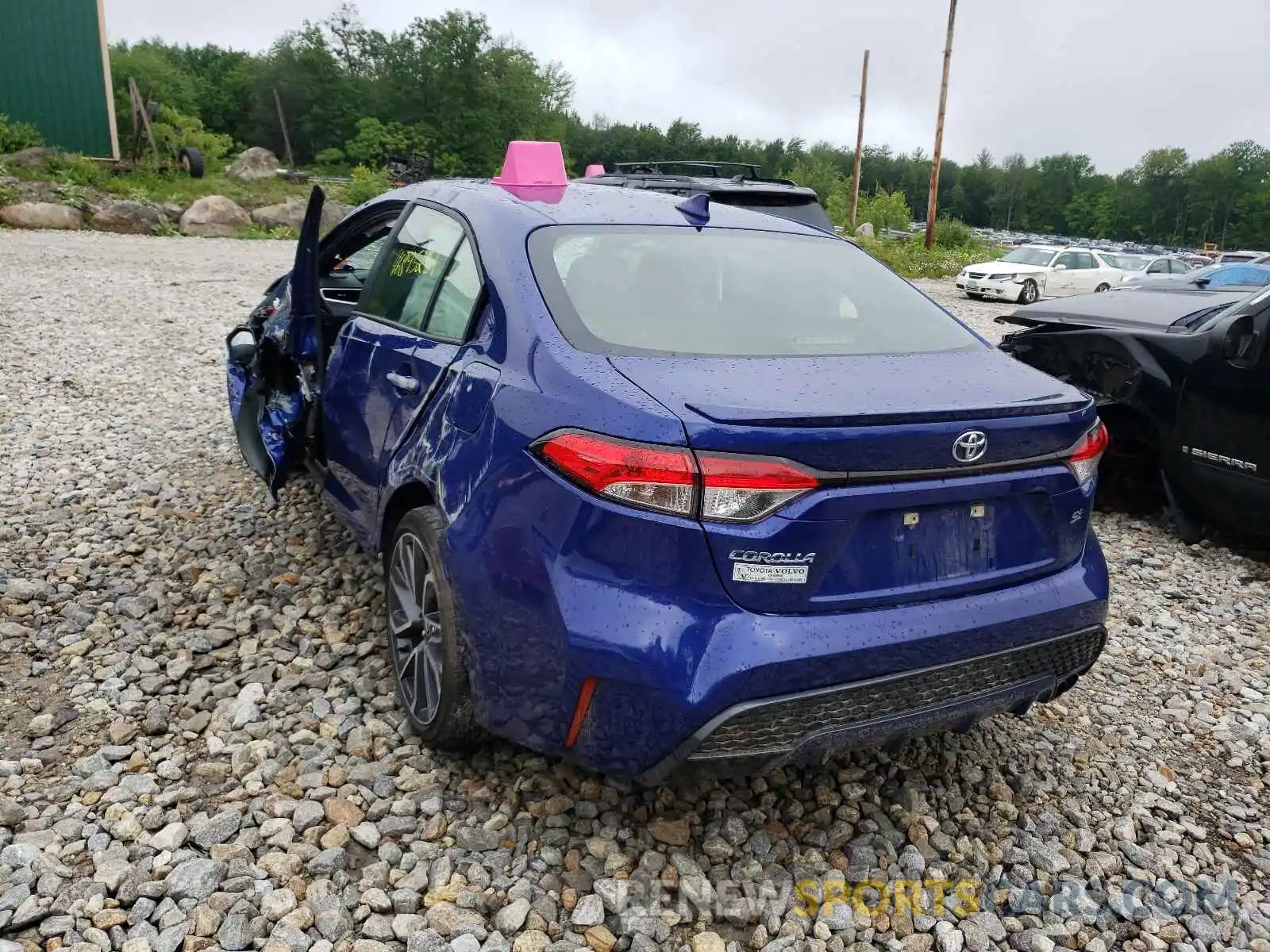 3 Photograph of a damaged car JTDP4RCE6LJ040791 TOYOTA COROLLA 2020