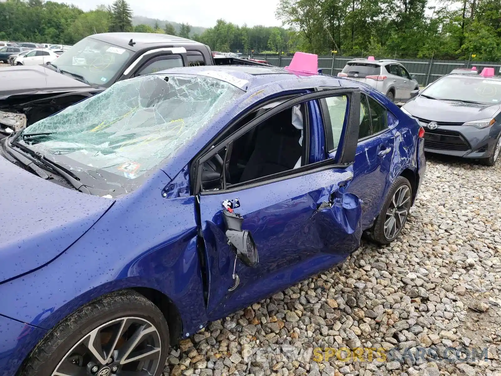 9 Photograph of a damaged car JTDP4RCE6LJ040791 TOYOTA COROLLA 2020