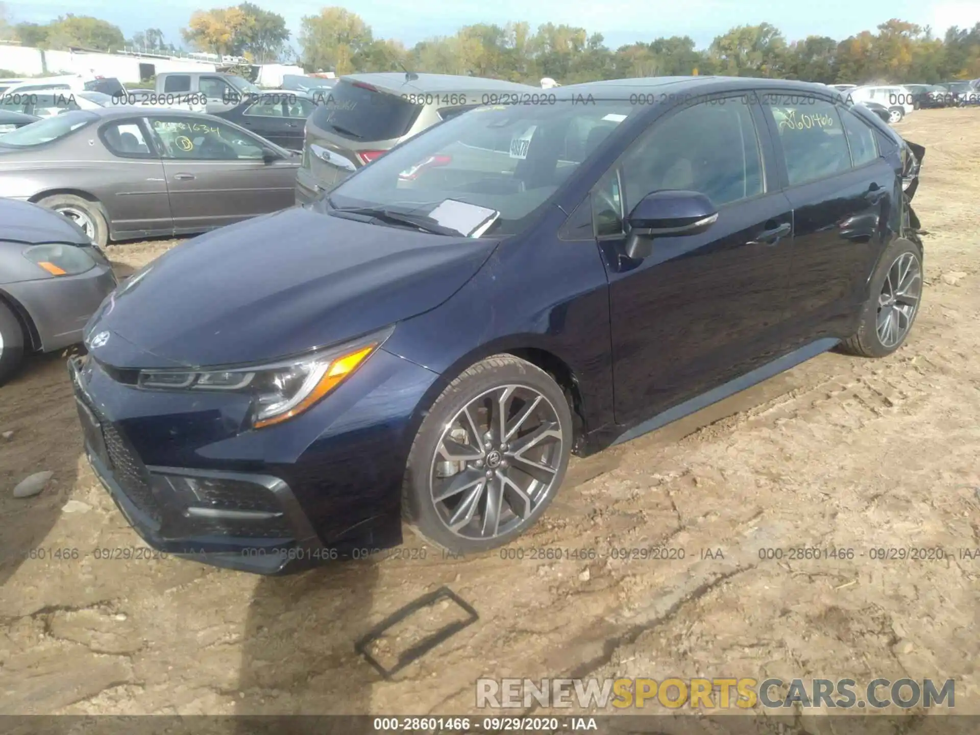 2 Photograph of a damaged car JTDP4RCE6LJ041570 TOYOTA COROLLA 2020