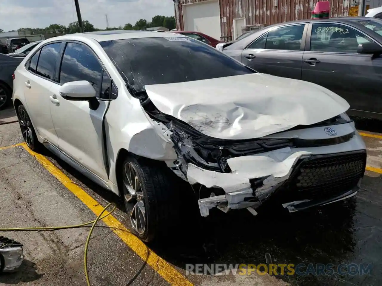 1 Photograph of a damaged car JTDP4RCE6LJ049944 TOYOTA COROLLA 2020