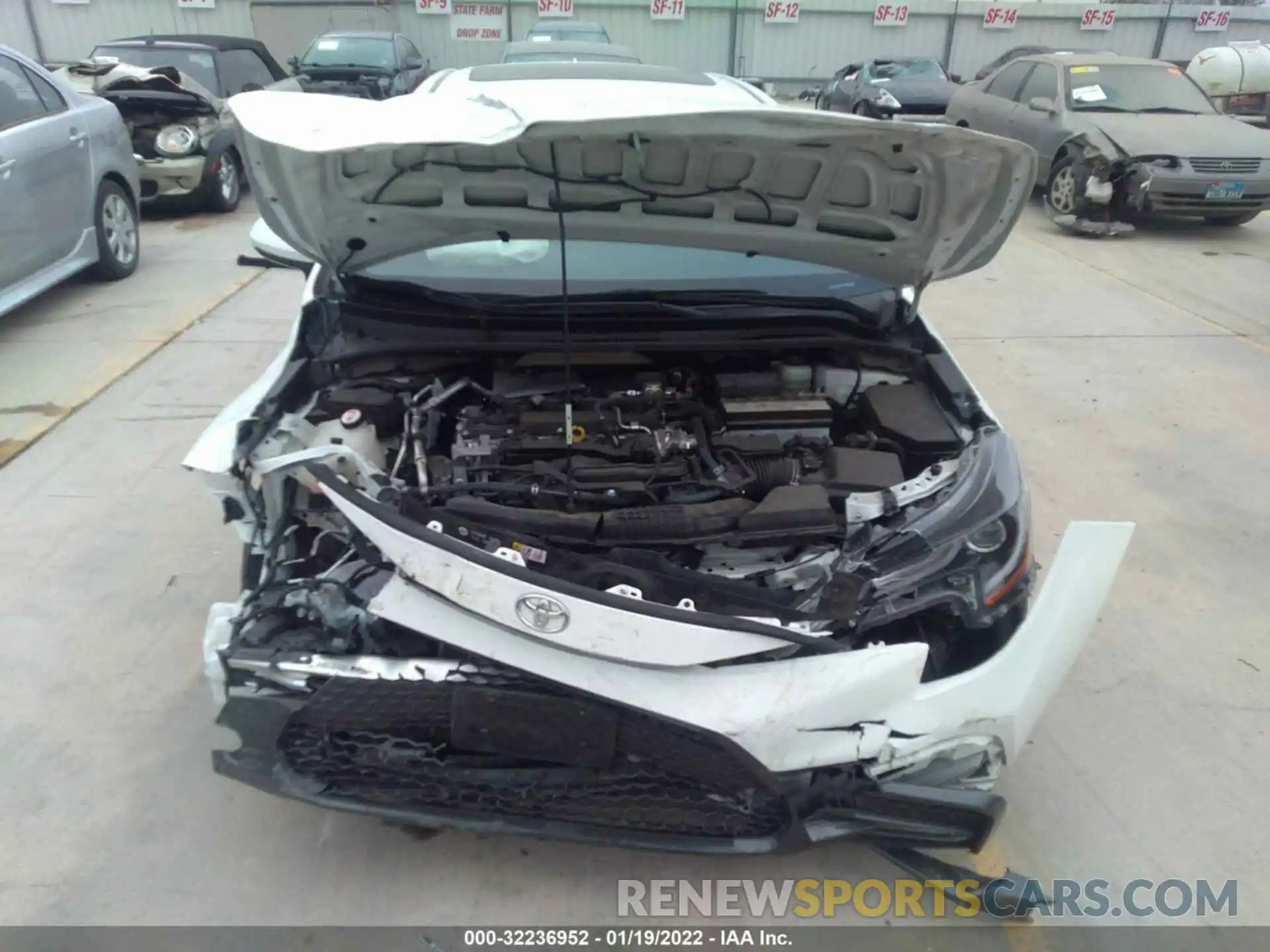 10 Photograph of a damaged car JTDP4RCE6LJ051564 TOYOTA COROLLA 2020