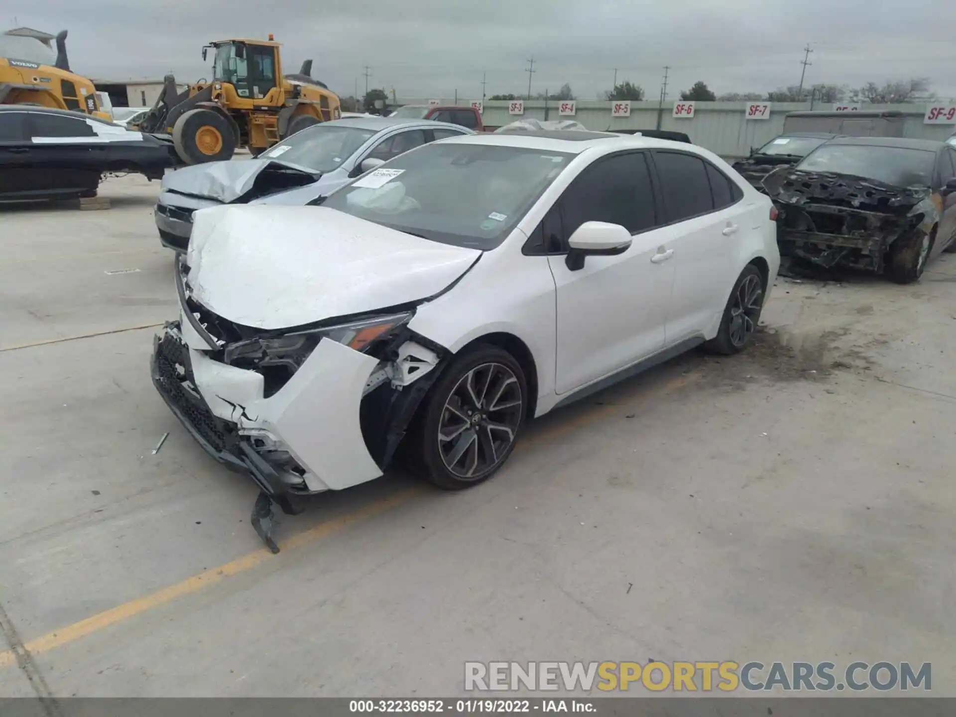 2 Photograph of a damaged car JTDP4RCE6LJ051564 TOYOTA COROLLA 2020