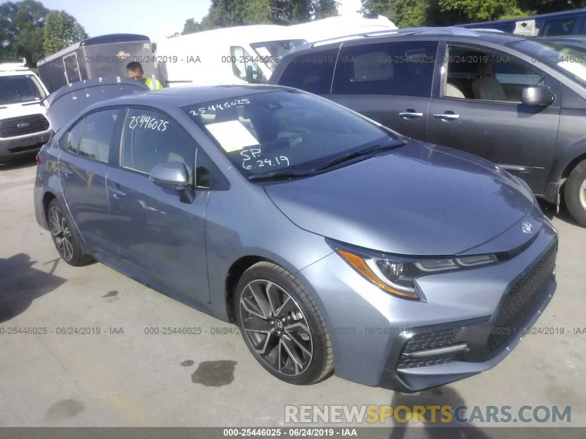 1 Photograph of a damaged car JTDP4RCE7LJ000249 TOYOTA COROLLA 2020