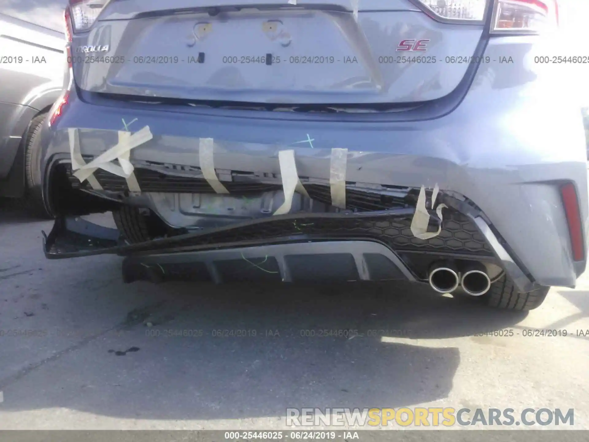 6 Photograph of a damaged car JTDP4RCE7LJ000249 TOYOTA COROLLA 2020