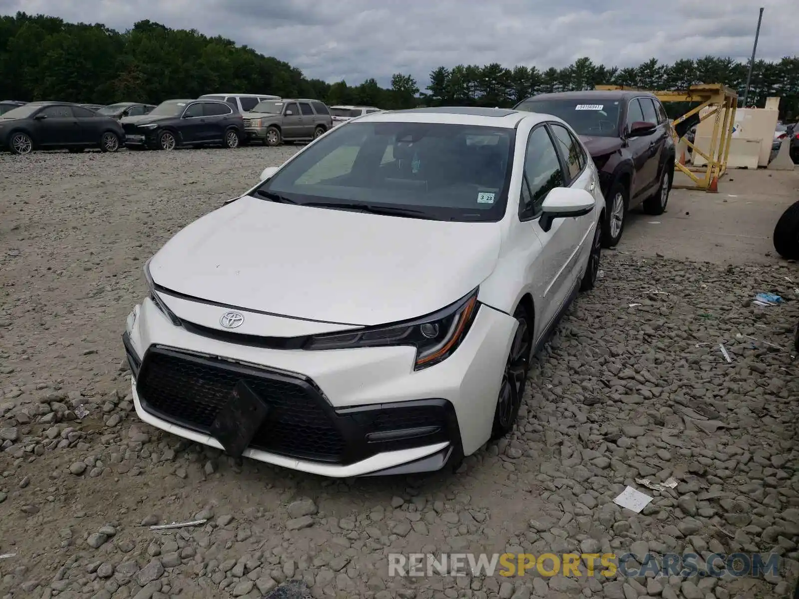 2 Photograph of a damaged car JTDP4RCE7LJ000767 TOYOTA COROLLA 2020