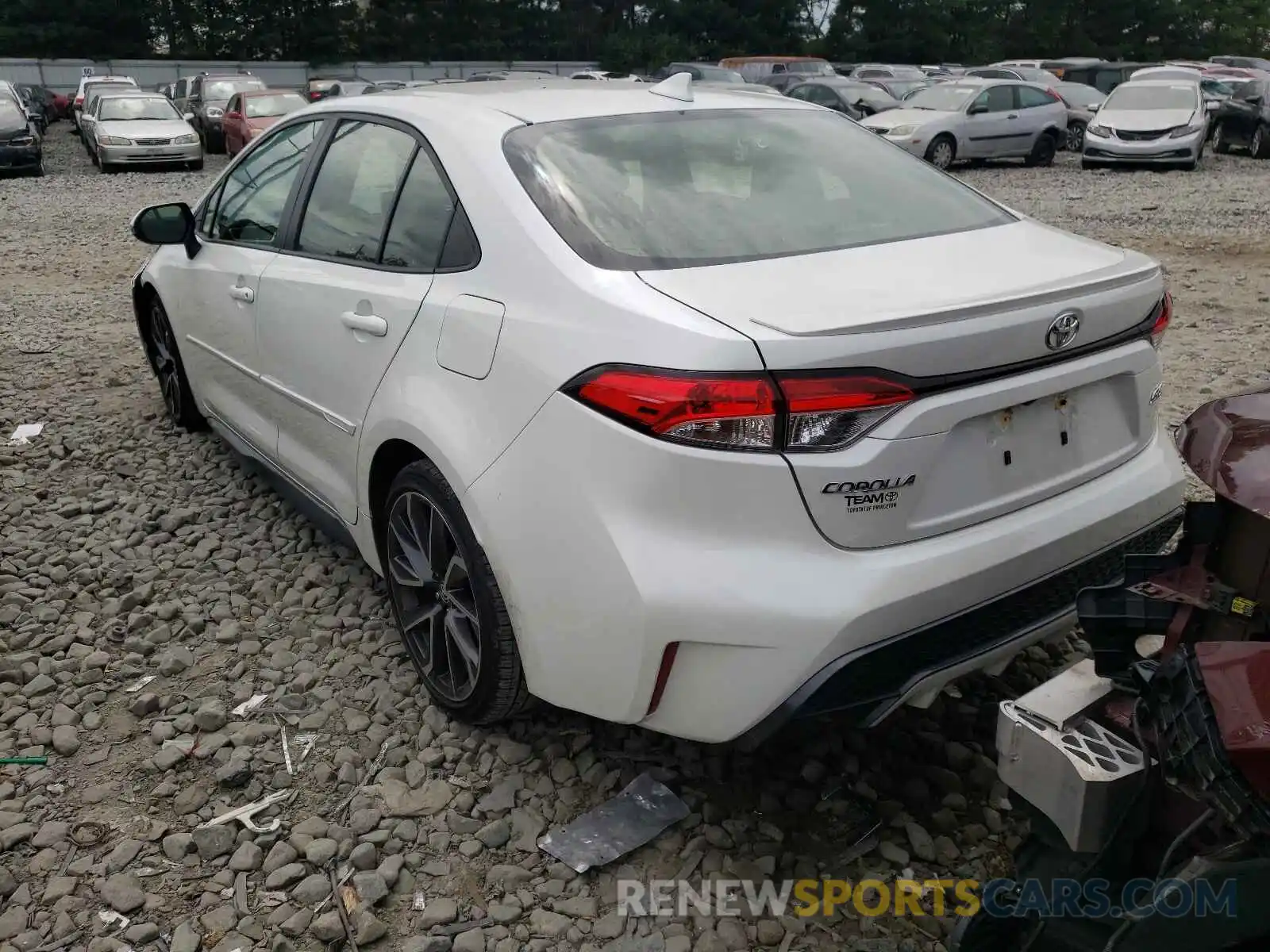 3 Photograph of a damaged car JTDP4RCE7LJ000767 TOYOTA COROLLA 2020