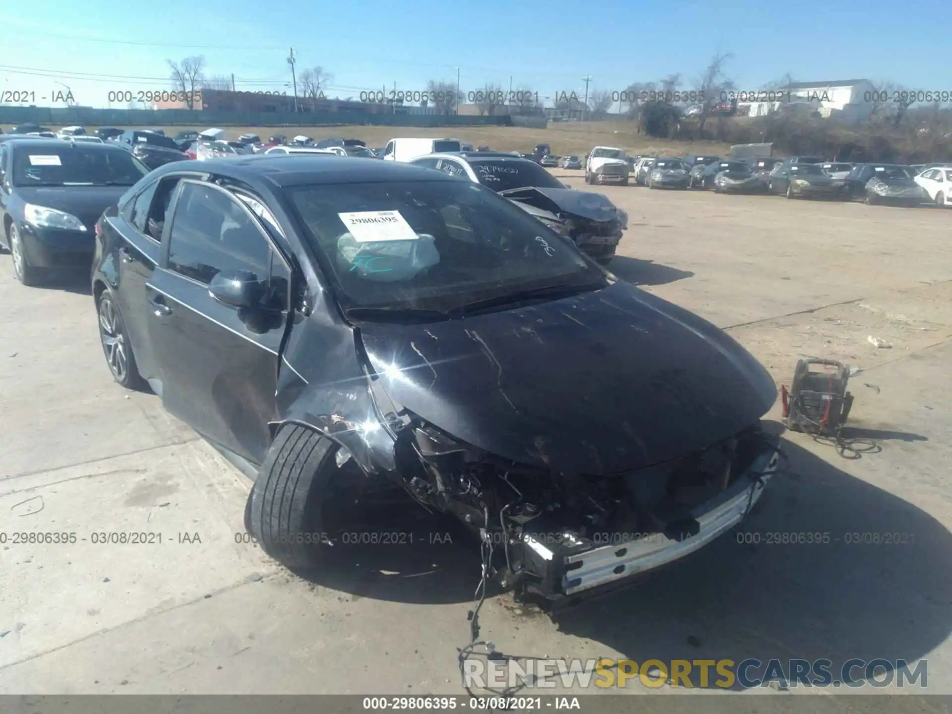 1 Photograph of a damaged car JTDP4RCE7LJ003118 TOYOTA COROLLA 2020