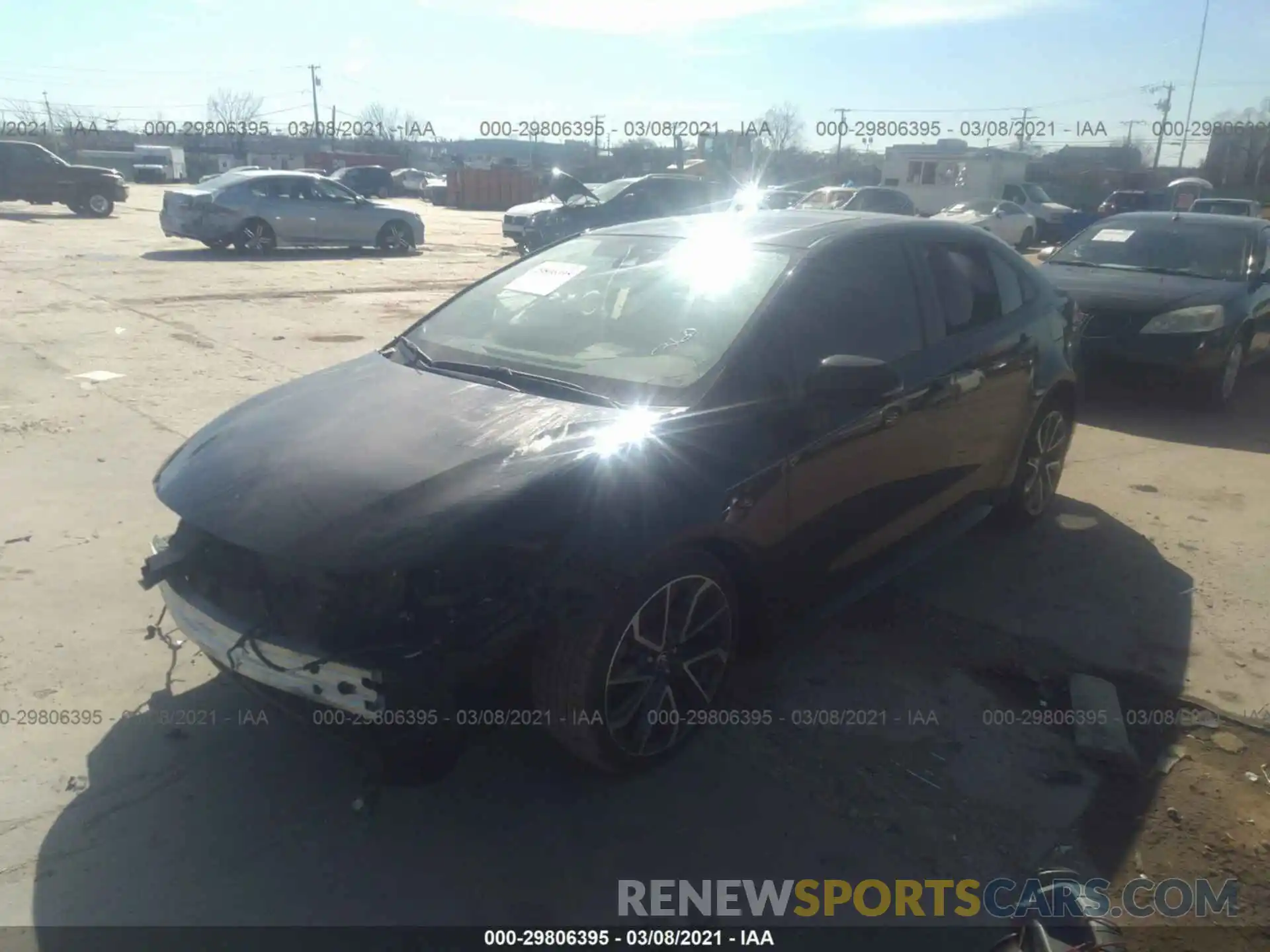 2 Photograph of a damaged car JTDP4RCE7LJ003118 TOYOTA COROLLA 2020