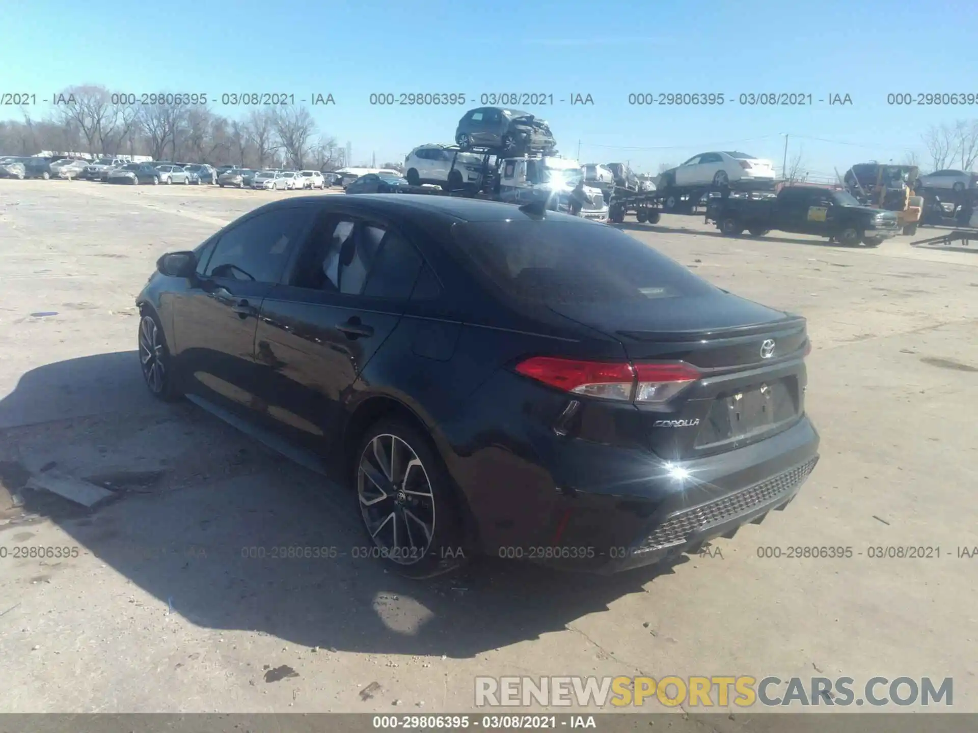 3 Photograph of a damaged car JTDP4RCE7LJ003118 TOYOTA COROLLA 2020