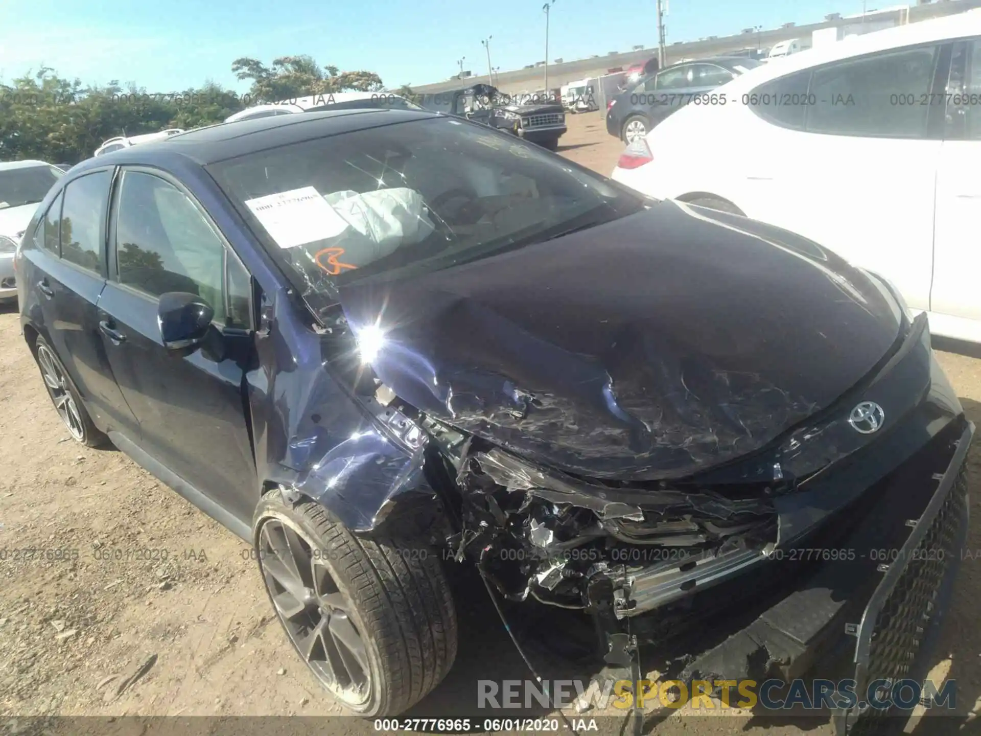 1 Photograph of a damaged car JTDP4RCE7LJ006195 TOYOTA COROLLA 2020