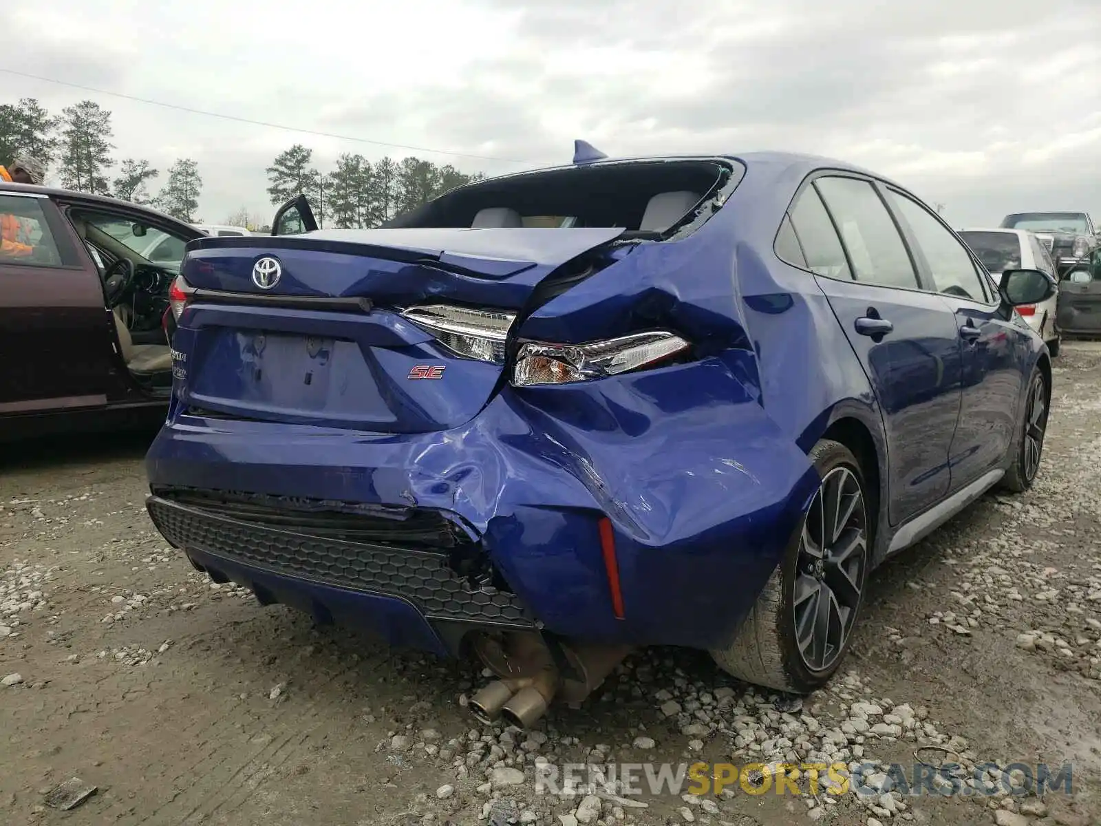 4 Фотография поврежденного автомобиля JTDP4RCE7LJ006620 TOYOTA COROLLA 2020