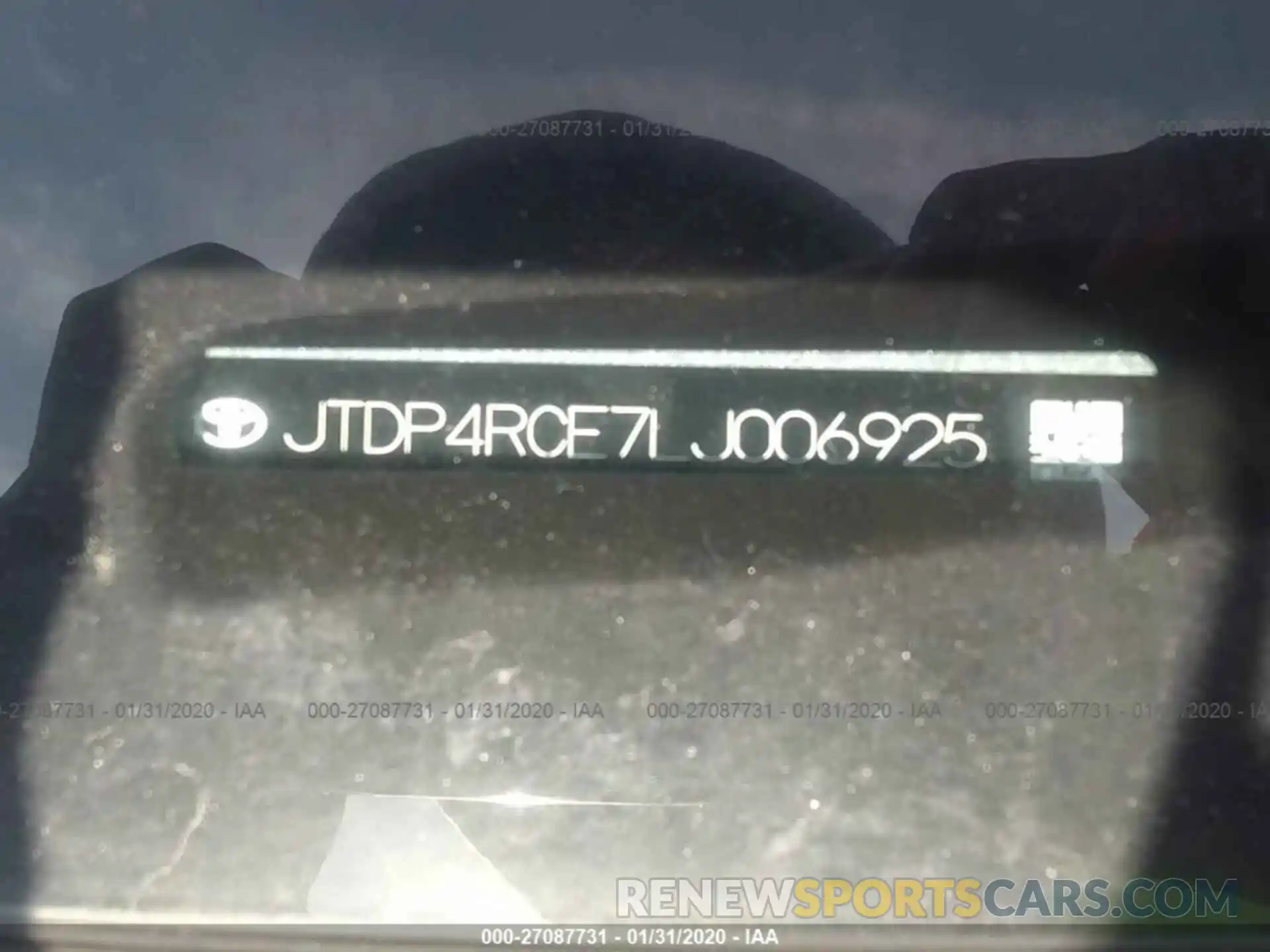 9 Photograph of a damaged car JTDP4RCE7LJ006925 TOYOTA COROLLA 2020
