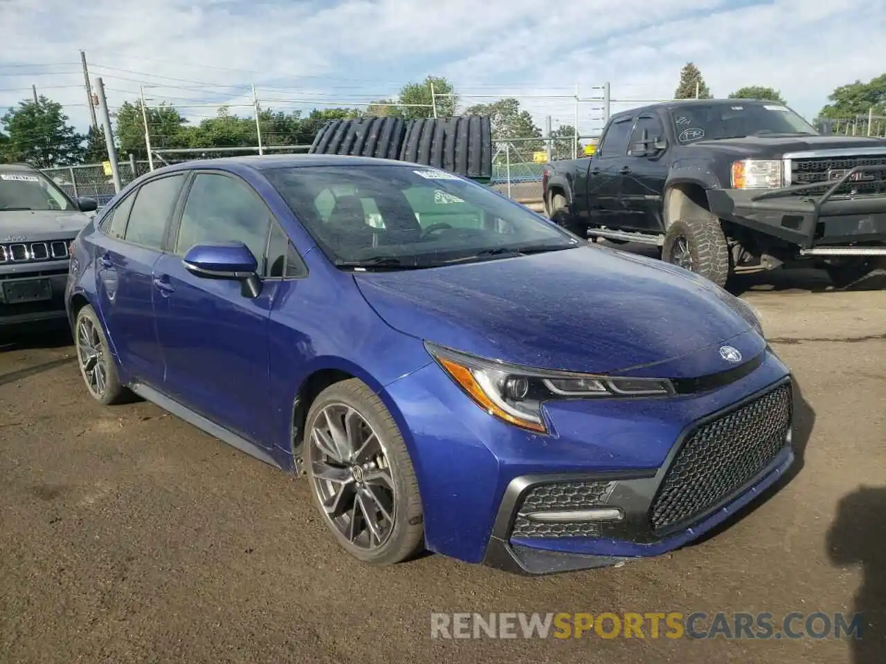 1 Photograph of a damaged car JTDP4RCE7LJ007444 TOYOTA COROLLA 2020