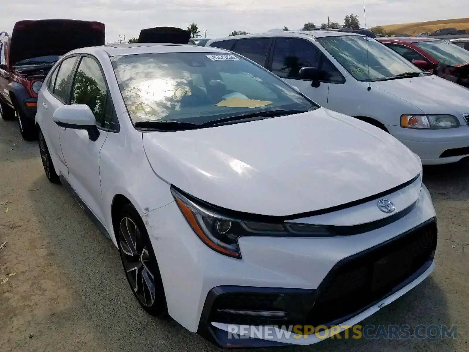 1 Photograph of a damaged car JTDP4RCE7LJ008075 TOYOTA COROLLA 2020