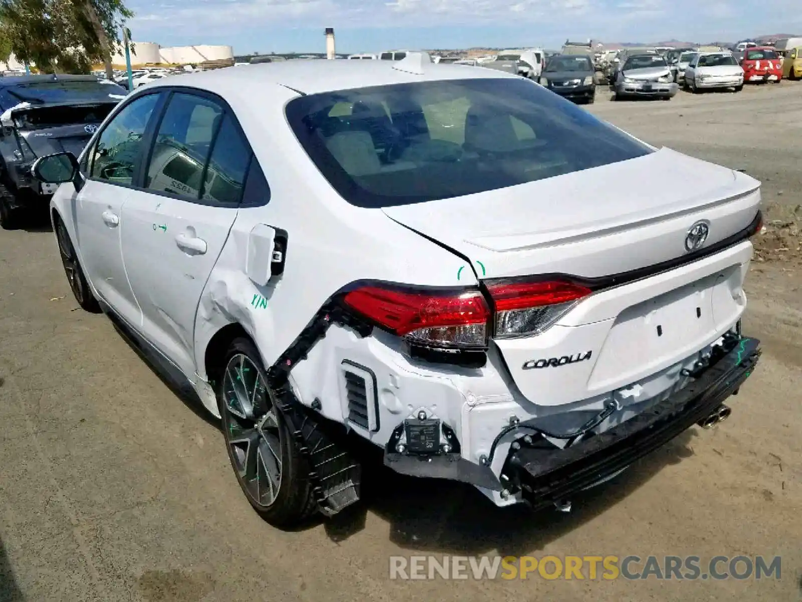 3 Photograph of a damaged car JTDP4RCE7LJ008075 TOYOTA COROLLA 2020