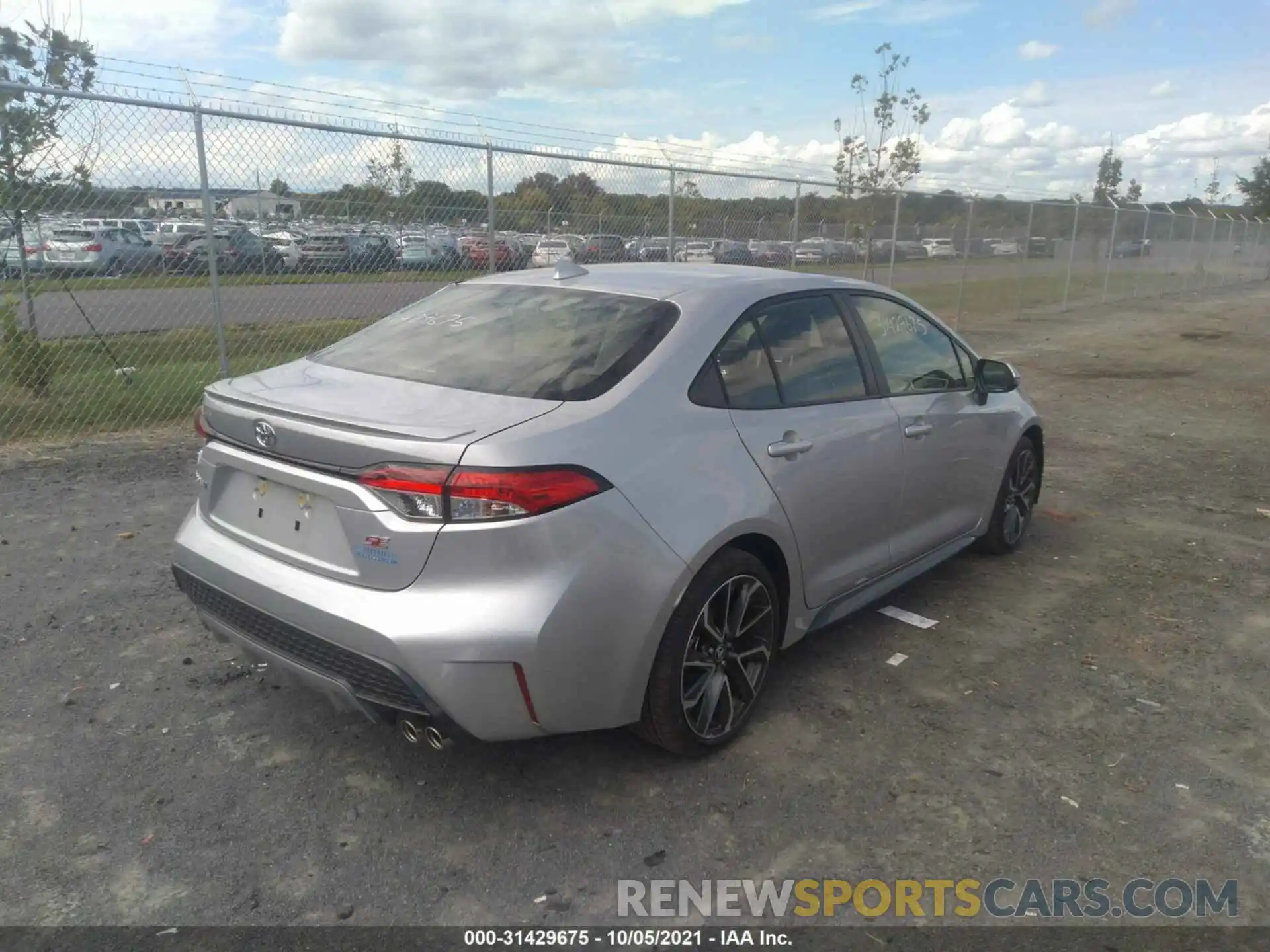 4 Photograph of a damaged car JTDP4RCE7LJ010070 TOYOTA COROLLA 2020