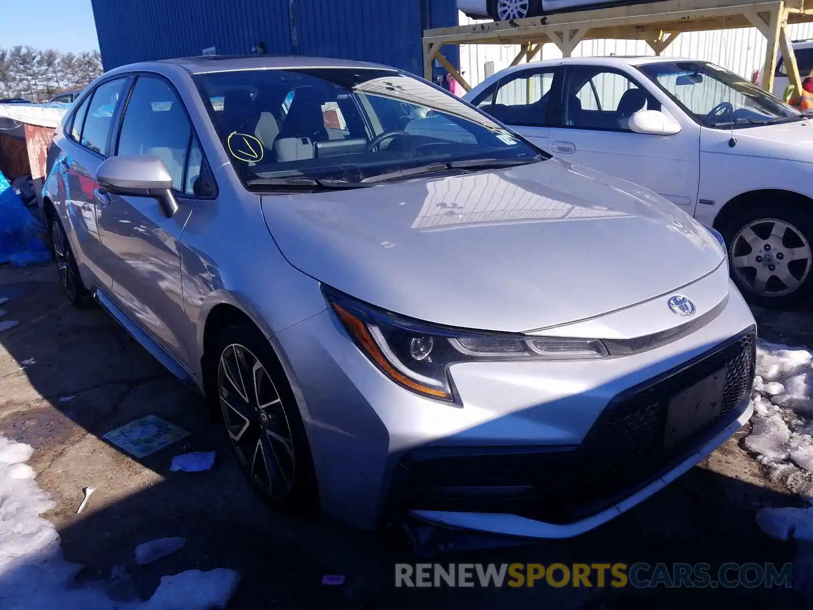 1 Photograph of a damaged car JTDP4RCE7LJ010098 TOYOTA COROLLA 2020