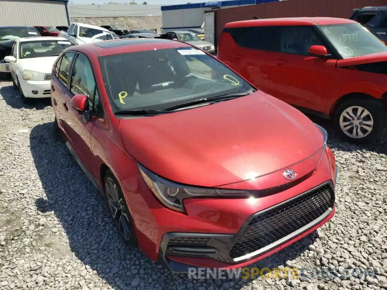 1 Photograph of a damaged car JTDP4RCE7LJ010327 TOYOTA COROLLA 2020