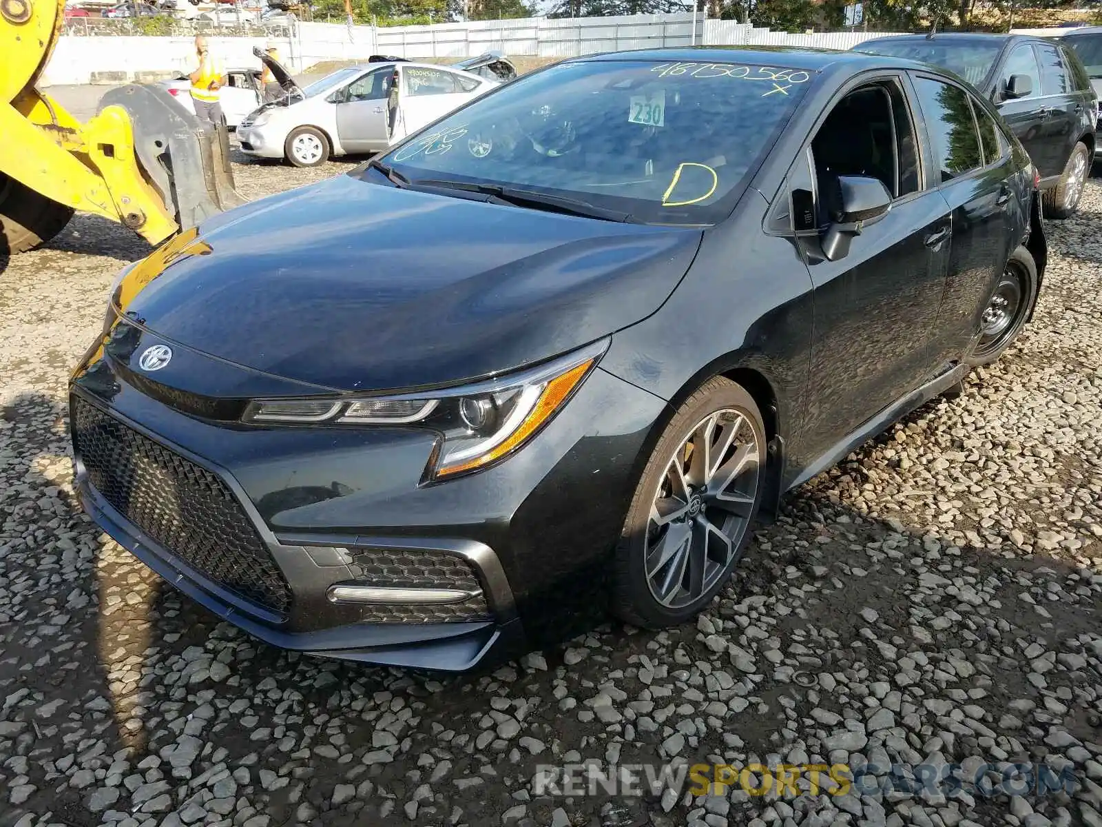 2 Photograph of a damaged car JTDP4RCE7LJ011512 TOYOTA COROLLA 2020