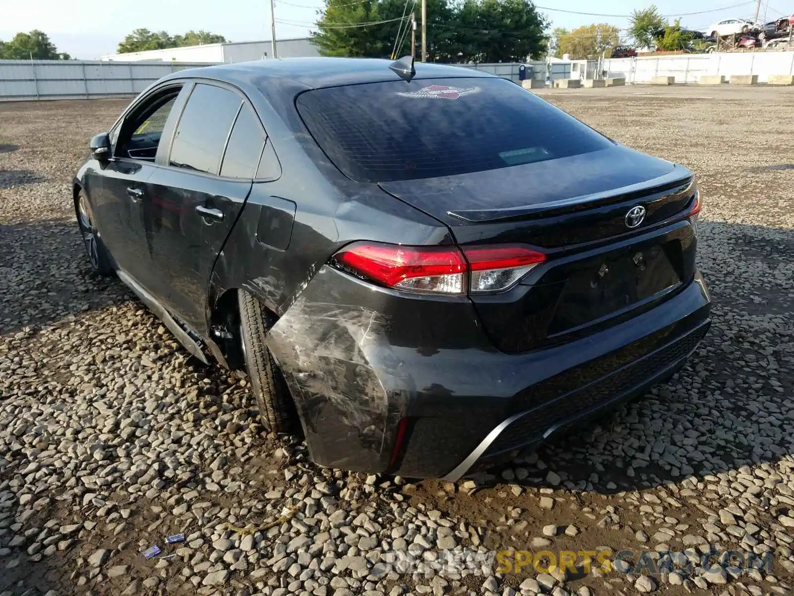 3 Photograph of a damaged car JTDP4RCE7LJ011512 TOYOTA COROLLA 2020