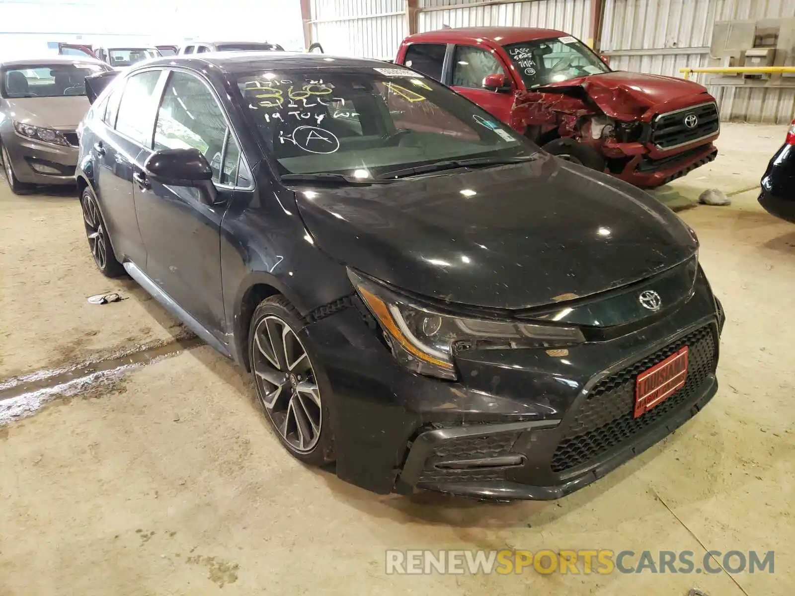 1 Photograph of a damaged car JTDP4RCE7LJ012207 TOYOTA COROLLA 2020