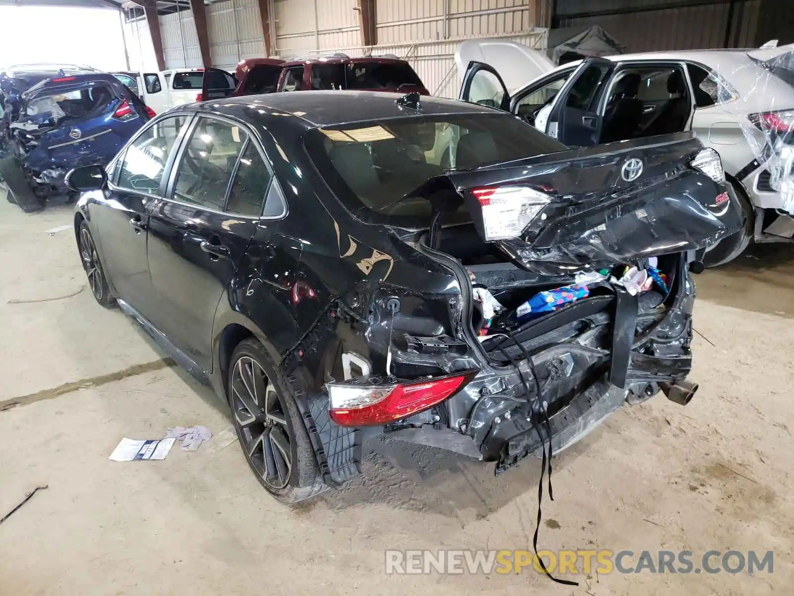 3 Photograph of a damaged car JTDP4RCE7LJ012207 TOYOTA COROLLA 2020