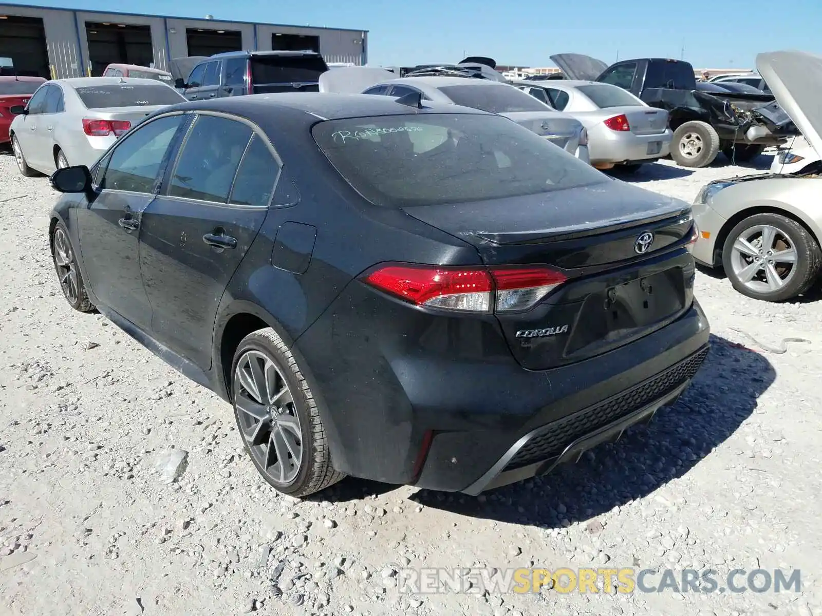 3 Photograph of a damaged car JTDP4RCE7LJ013857 TOYOTA COROLLA 2020