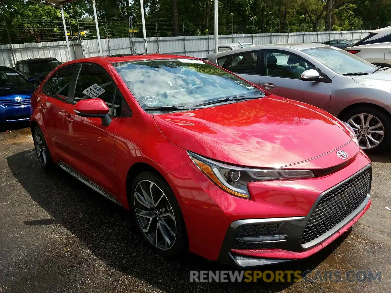 1 Photograph of a damaged car JTDP4RCE7LJ015219 TOYOTA COROLLA 2020