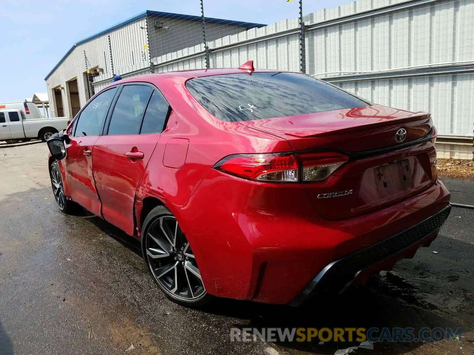 3 Photograph of a damaged car JTDP4RCE7LJ015219 TOYOTA COROLLA 2020