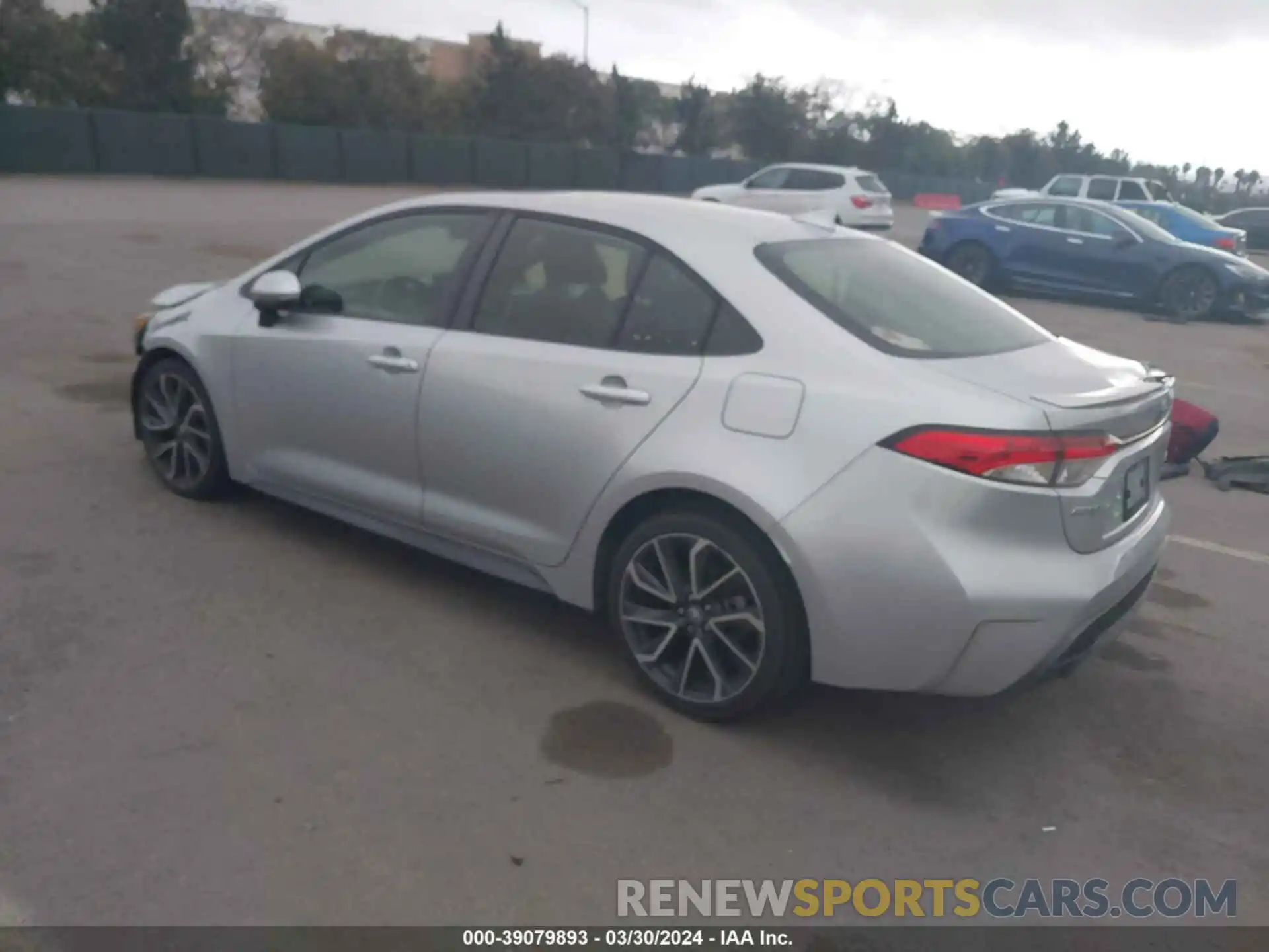 3 Photograph of a damaged car JTDP4RCE7LJ015754 TOYOTA COROLLA 2020