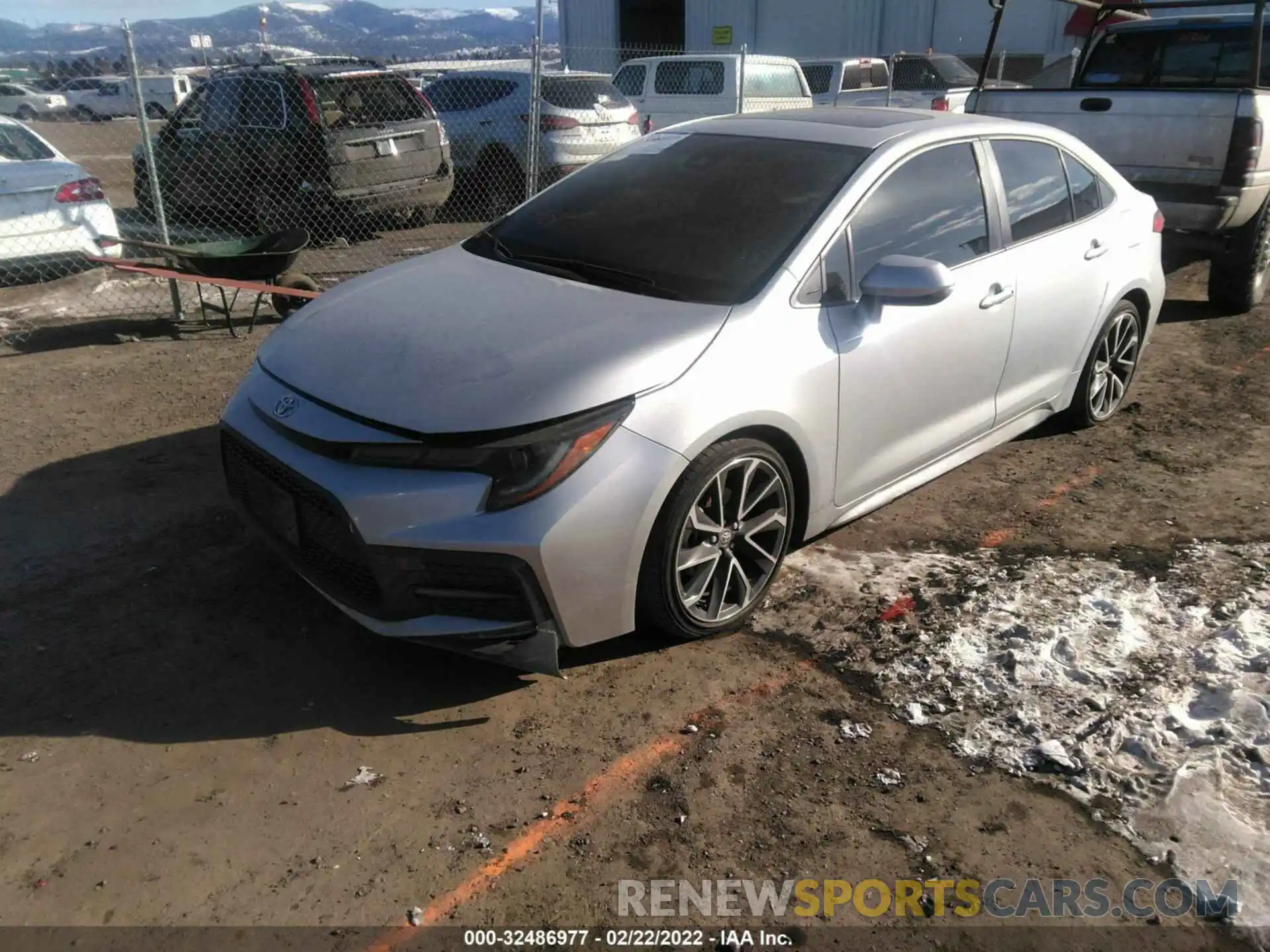 2 Photograph of a damaged car JTDP4RCE7LJ018301 TOYOTA COROLLA 2020