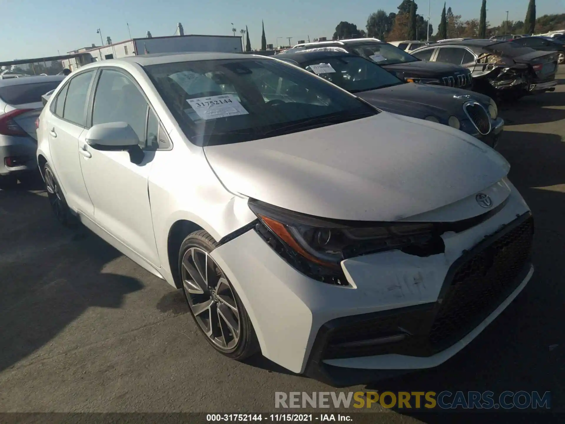 1 Photograph of a damaged car JTDP4RCE7LJ018475 TOYOTA COROLLA 2020